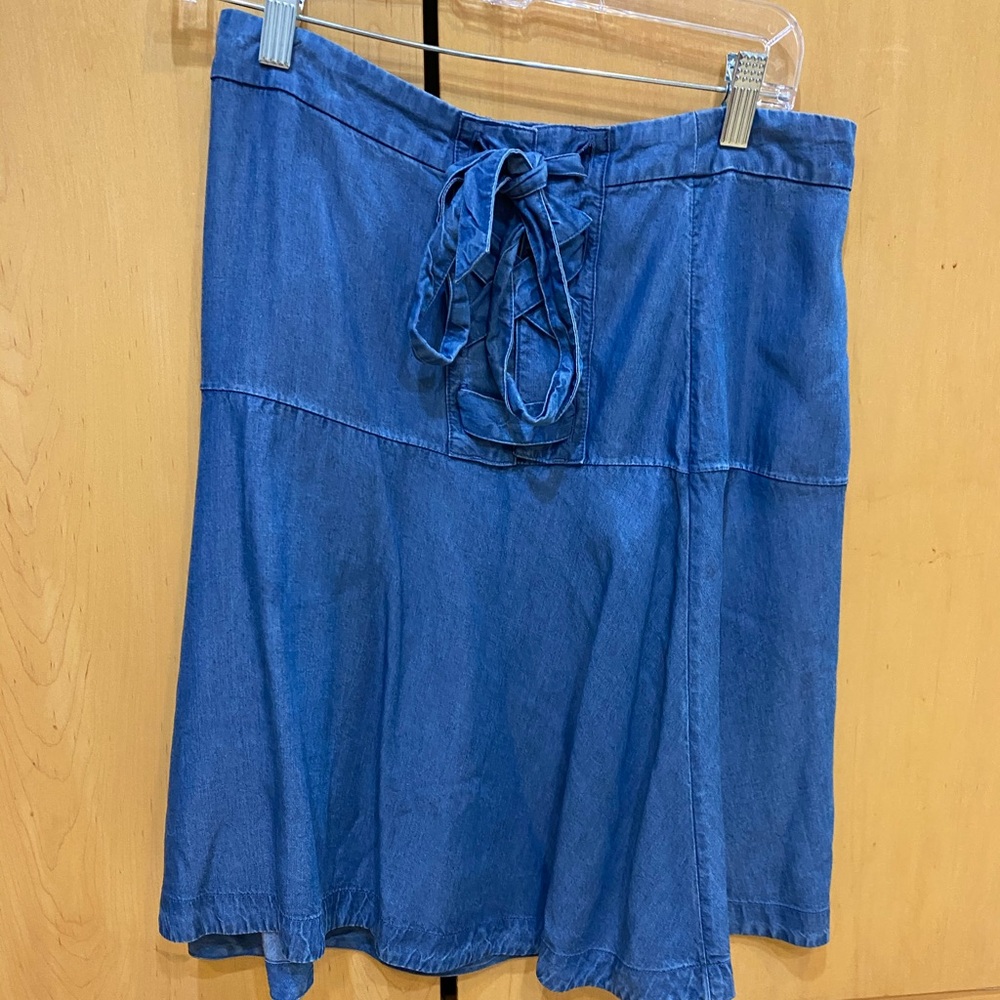 chambray skirt